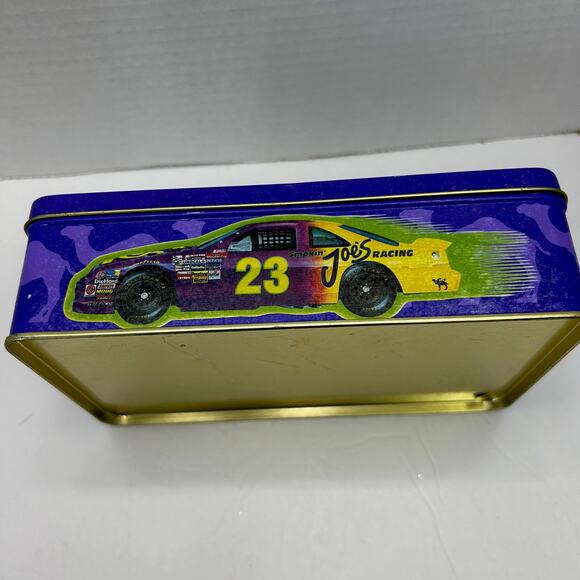 Vintage 1994 R.J. Reynolds Smoking Joe Racing Collectors Tin 7" x 4" - Picture 3 of 7